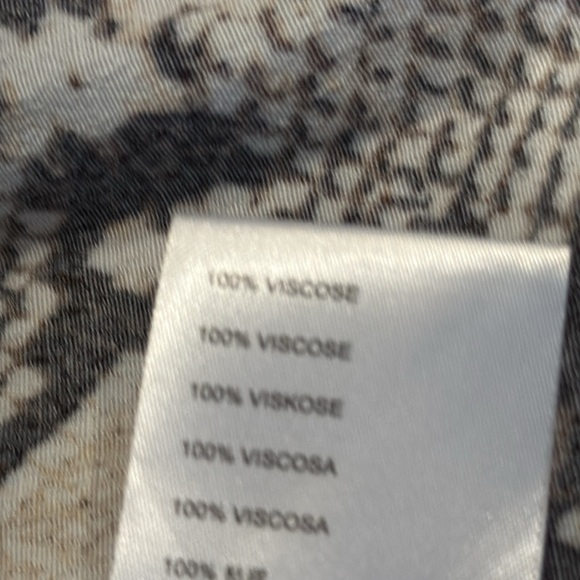 Anthropologie Maeve Juno Snake Python Print Dress Size SP - Picture 13 of 13